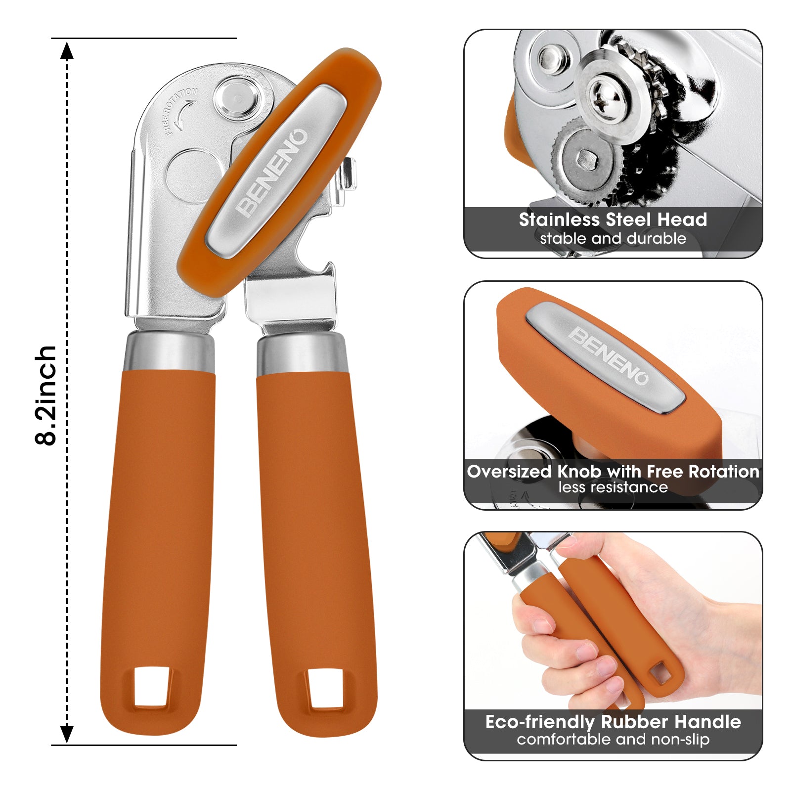 Beneno Can Opener Orange