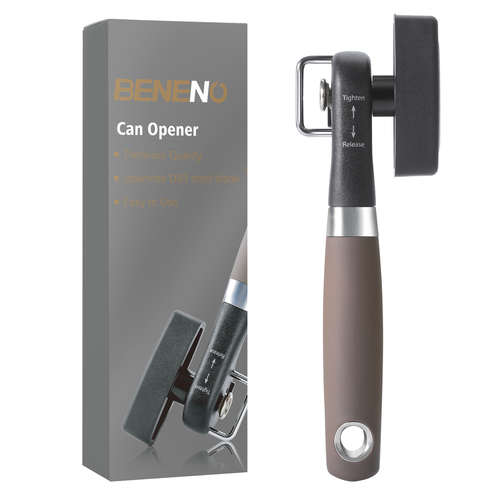 Beneno Side Cut Can Opener Brown