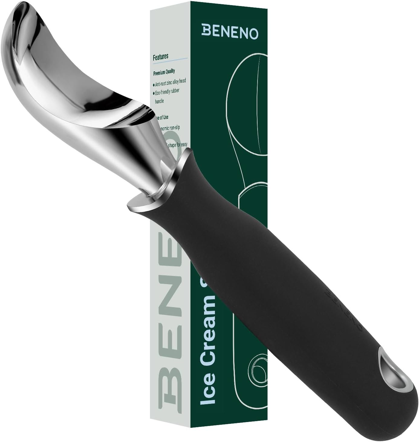 Beneno Ice Cream Scoop Black