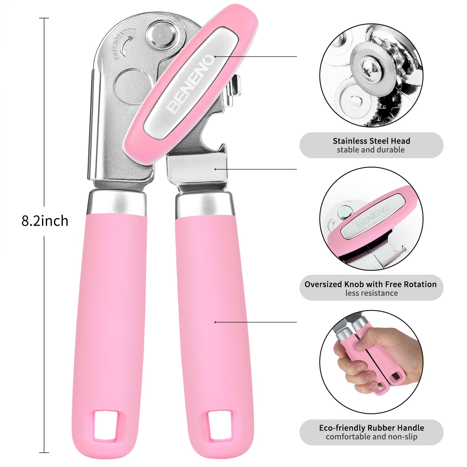 Beneno Can Opener Pink