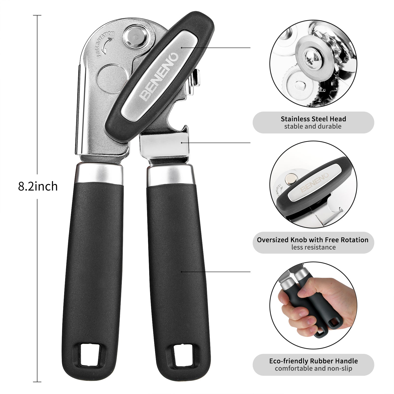 Beneno Can Opener Black