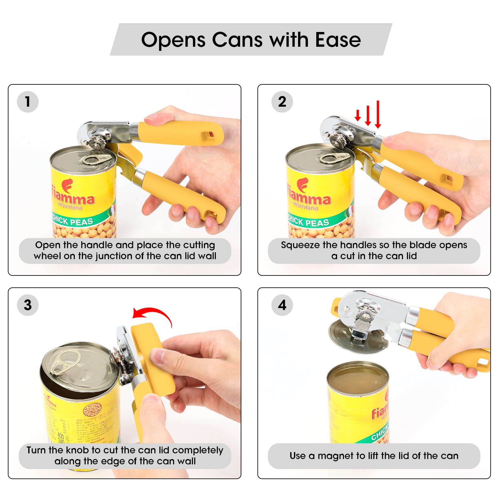 Beneno Can Opener Yellow