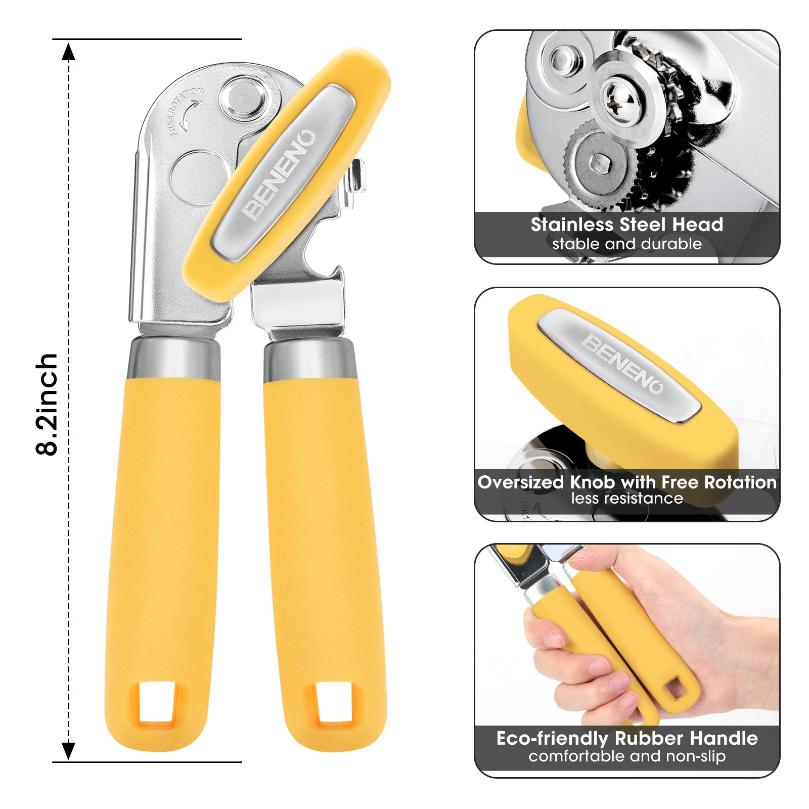 Beneno Can Opener Yellow