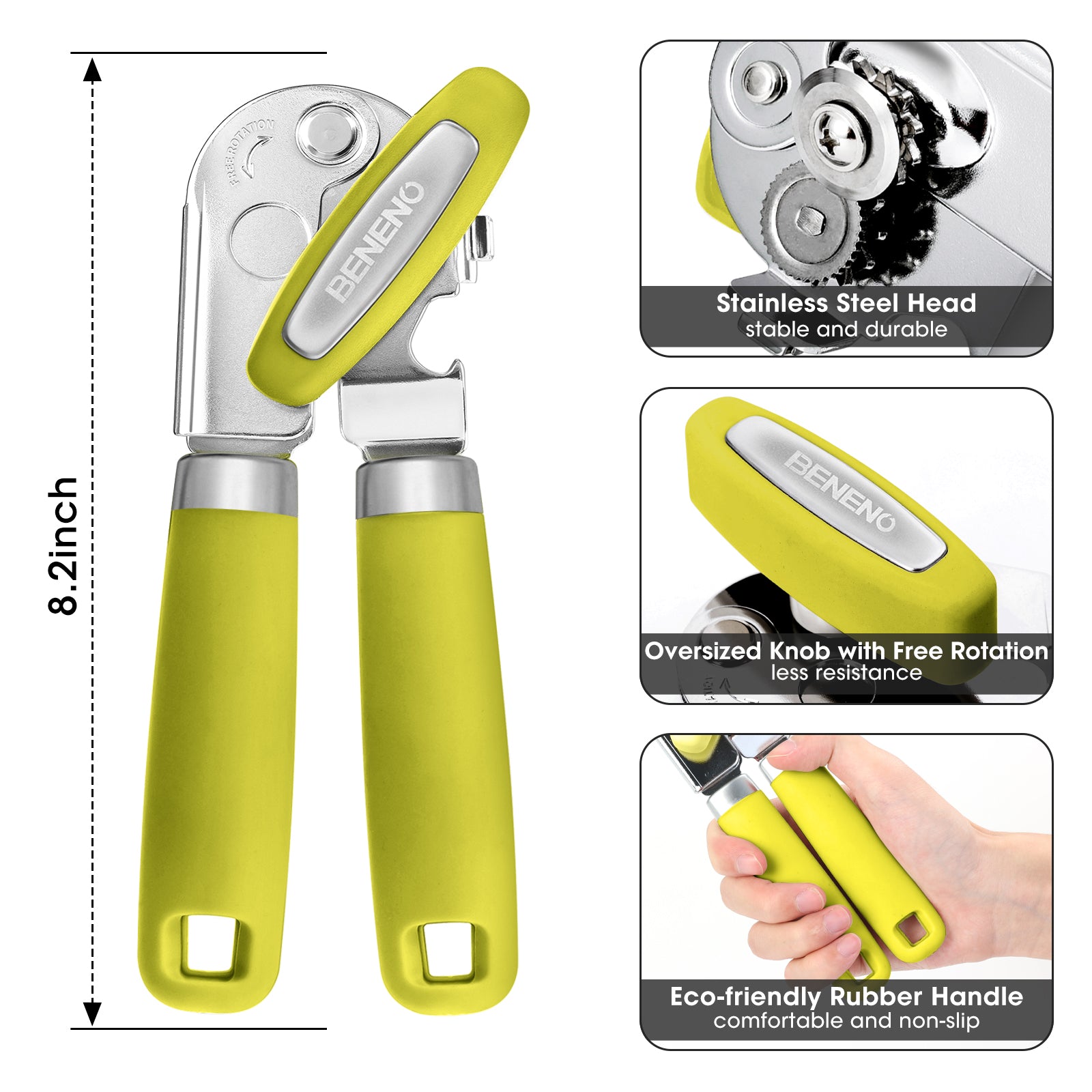 Beneno Can Opener Lime Green